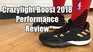 Adidas Crazylight Boost 2018 Performance Review [upl. by Langelo596]