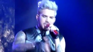 HD  Adam Lambert  Runnin ChokeholdSleepwalker live  Gasometer Vienna 2016 Austria [upl. by Ydisahc]