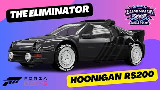 Forza Horizon 5  Eliminator  RS200 Victory with StriderZYT [upl. by Idnem9]