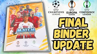 MATCH ATTAX 20242025  FINAL Binder Update [upl. by Ocirnor]