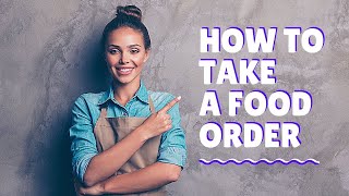 How to take a food order Restaurant training video FampB Waiter training How to be a good waiter [upl. by Buckingham]