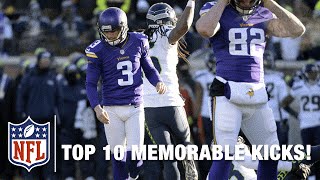 Top 10 Most Memorable Field Goals amp Misses in NFL History [upl. by Halehs168]