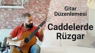 Caddelerde Rüzgar Gitar Solo  Tab Gitar Şarkılar Nasıl Çalınır [upl. by Janith]