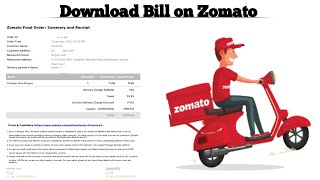 How to Download Receipts or Invoice from Zomato app  Download your Food Bill Online  Techno Logic [upl. by Yenffad612]