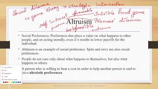 Altruism  Intermediate Microeconomics S2  BA Economics  University of Kerala [upl. by Chita]