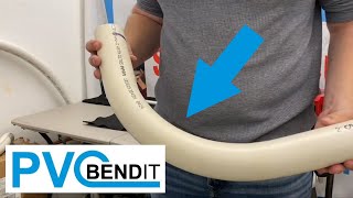 PVC Bendit  Sweeping 90Degree Bend in 2quot PVC Pipe Using the 15B Model [upl. by Drawoh]