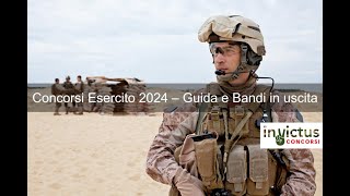 Concorsi Esercito 2024 – Guida preparazione completa e Bandi in atto in scadenza e in uscita [upl. by Mauve223]