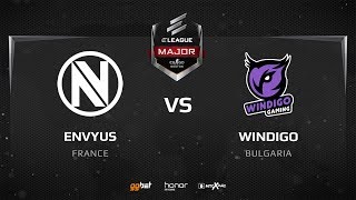 EnVyUs vs Windigo cobblestone Europe Minor – ELEAGUE Major 2018 [upl. by Yelrebmyk]