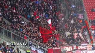 Bayer Leverkusen vs 1 FC Nürnberg  Bundesliga 30112013 Gästeblock [upl. by Jackqueline611]