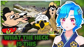 WHAT KIND ANIMATION IS THIS  Sr Pelo  Mokeys show  427  Crocodile Reaction [upl. by Auqenwahs]