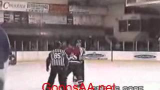 JeanFrançois Gouin vs Mark Fréchette LHSPAA [upl. by Lezirg422]