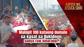 Mahigit 100 kataong dumalo sa kasal sa Bukidnon sadya raw binarang  Kapuso Mo Jessica Soho [upl. by Gowrie618]