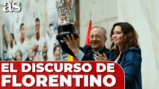 FLORENTINO PÉREZ DISCURSO CAMPEÓN LIGA REAL MADRID  Fiesta Cibeles [upl. by Leicester]