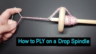 How to PLY on a Drop Spindle  Techniques and Troubleshooting [upl. by Merrile]