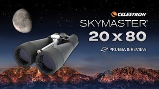 PRUEBA CELESTRON SKYMASTER 20x80  Júpiter  Saturno  Luna  Nebulosa Orión  Cúmulos estelares [upl. by Mussman]