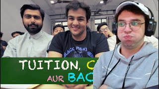 Tuition Classes aur Bache  Ashish Chanchlani REACTION [upl. by Cullie779]