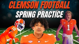 Clemson Football Spring Practice Day 1 Reaction [upl. by Honorine]