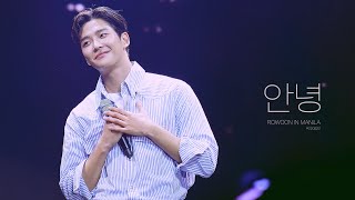 4K 로운  안녕No Goodbye In Love 220626 MANILA [upl. by Annalee]