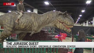 Jurassic Quest 2021 returns to Greenville with interactive features [upl. by Jackqueline]