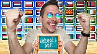 How To Say quotSCHOOLS OUTquot In 39 Different Languages Part 1 [upl. by Fruin]