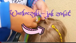 Warkoczyki z syntetycznymi włosami jak zrobic  syntetic hair braid [upl. by Nilats]