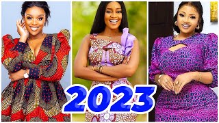 Nouveaux Modèles Robe Pagne Africain 2023 [upl. by Eirahcaz]