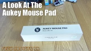 A Look At The Aukey Mouse Pad [upl. by Ahsekar260]