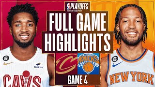 4 CAVALIERS at 5 KNICKS  FULL GAME 4 HIGHLIGHTS  April 23 2023 [upl. by Goldstein]