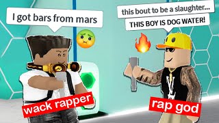 ROBLOX RAP BATTLES but im a RAP GOD [upl. by Mariska]