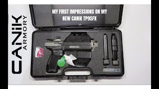 First Impressions On My New Canik  TP9SFx [upl. by Procter]