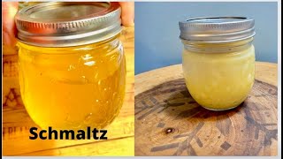 Schmaltz How to make it and when to use it [upl. by Ahsenik]