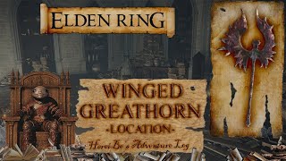 Winged Greathorn Location  Elden Ring [upl. by Ahsieuqal266]