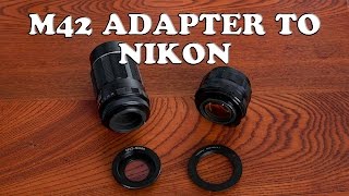 M42 to Nikon Adapter Without Damaging Your Camera Mount or Mirror [upl. by Tam]