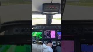 Learjet 75 takeoff from Stewart Airport Cockpit [upl. by Burgess539]