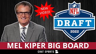 Mel Kiper’s 2022 NFL Draft Big Board UPDATED Top 25 Prospect Rankings For ESPN Ft Aidan Hutchinson [upl. by Opportuna]