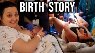 I HAD A BABY 41 HOURS OF LABOR amp BIRTH STORY TRAUMATIC [upl. by Trinl552]