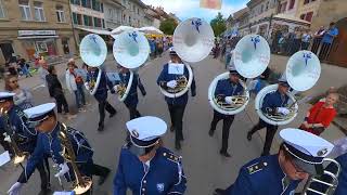 Polizeimusik ZürichStadt an Tattoo Parade Avenches [upl. by Erreip]