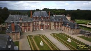 Château de Breteuil  Vidéo drône aérien [upl. by Ettelorahc988]