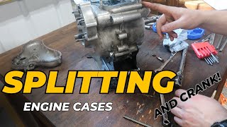 Splitting Norton Commando Engine Cases [upl. by Elleimac]