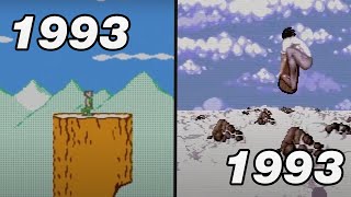 Evolution of CLIFFHANGER Video Games 1993 [upl. by Akfir]