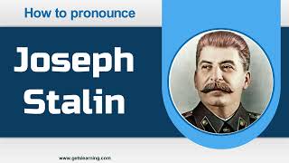 How to Pronounce Joseph Stalin in English Correctly [upl. by Kieran569]