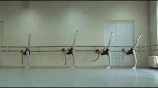 Vaganova Ballet Academy Classical Exam 4th Class  Barre [upl. by Bolton512]