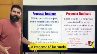 Vamos rejeitar o ataque da Embraer aos nossos direitos [upl. by Tamas]