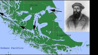 28th November 1520 Magellan sails from the Atlantic to the Pacific [upl. by Rubbico]