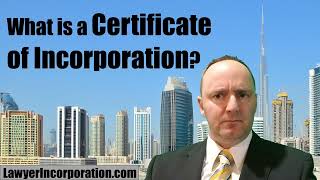 What is a Certificate of Incorporation [upl. by Gierk]