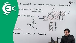 Problem 1 on Welded Joint  Design of Welded Joints  Design of Machine [upl. by Philipa]