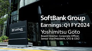 SoftBank Group Earnings  Q1 FY2024 by Yoshimitsu Goto [upl. by Sorac]