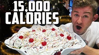 THE KITCHEN SINK SUNDAE SLAM 15000 CALORIES [upl. by Anelys986]