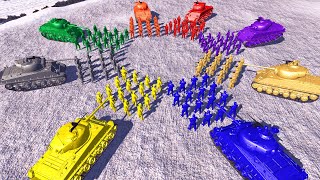 All ARMY MEN Factions ARENA BATTLE  Men of War Army Men Mod Battle Simulator [upl. by Melborn286]