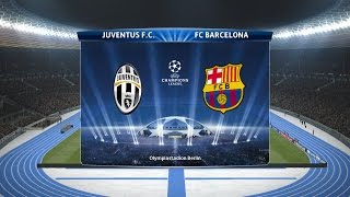 Pes 2015Juventus Vs Barcellona Finale UEFA Champions League Pronostico 06062015 ITA HD [upl. by Araes]